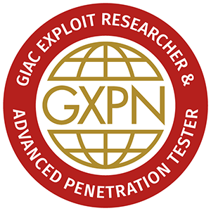 GIAC Exploit Researcher & Advanced Penetration Tester (GXPN)